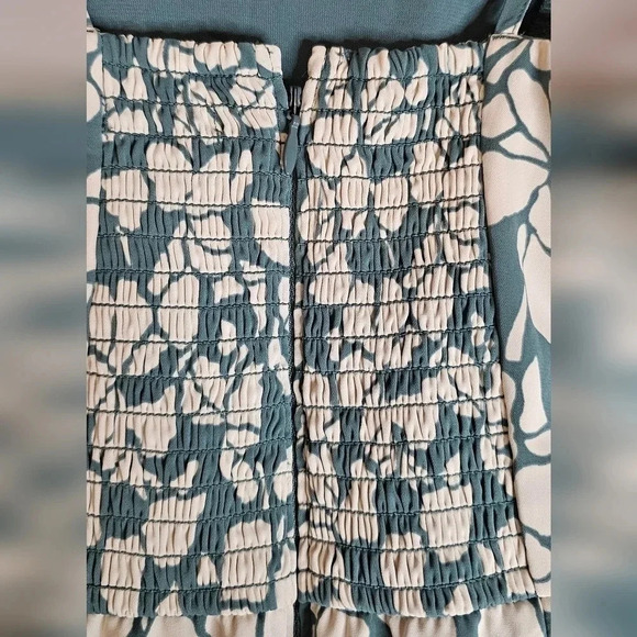 Abercrombie & Fitch Square Neck Green Mini Dress, XS - Picture 3 of 10